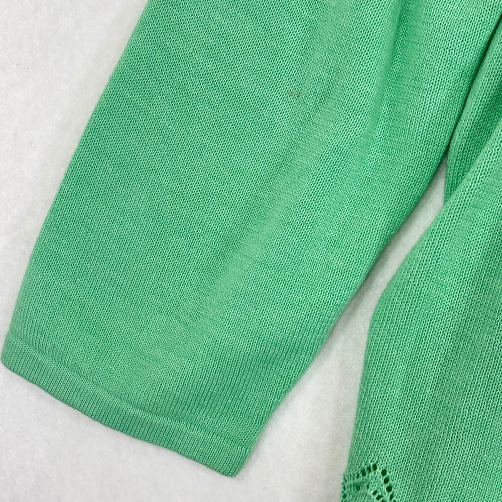 Alfred Dunner‎ Embellished Cardigan XL Layered Inset Classic Lightweight Sweater - Picture 4 of 8
